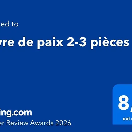 Havre De Paix 2-3 Pieces アパート *